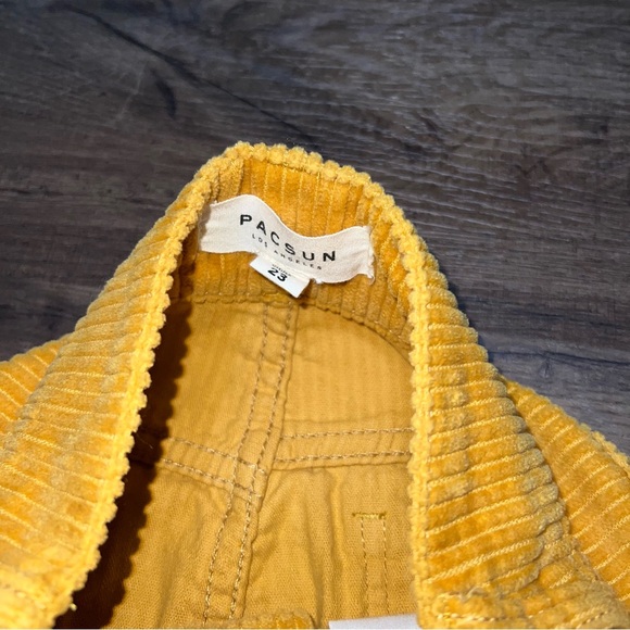 PacSun Corduroy Mustard Mini Skirt - Picture 5 of 7